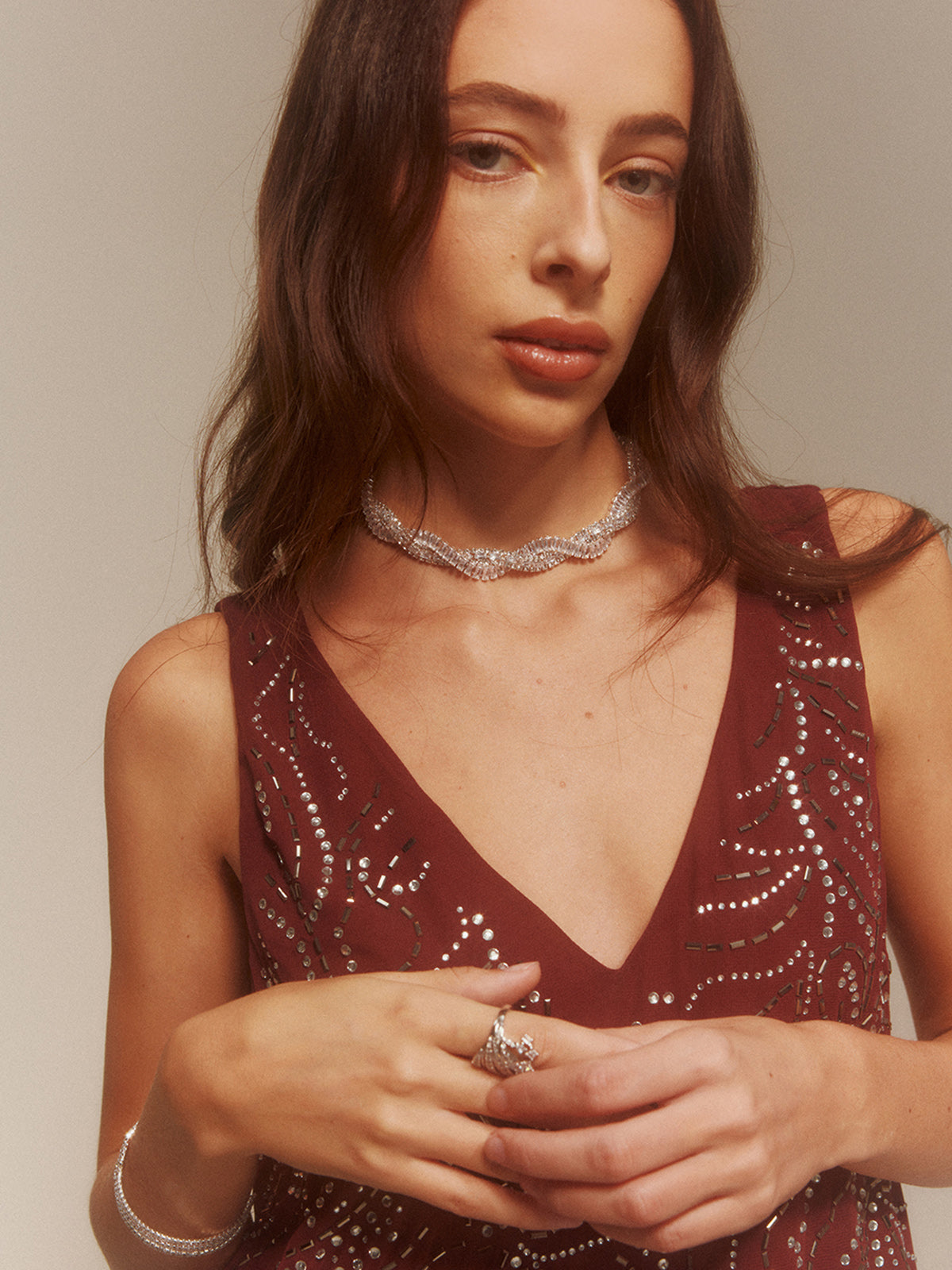 Collar Giratorio Strass