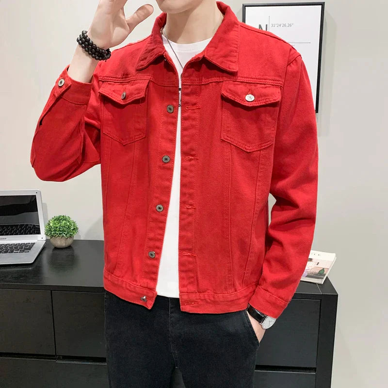 Navarita | Military Green Multi-Pocket Denim Jacket