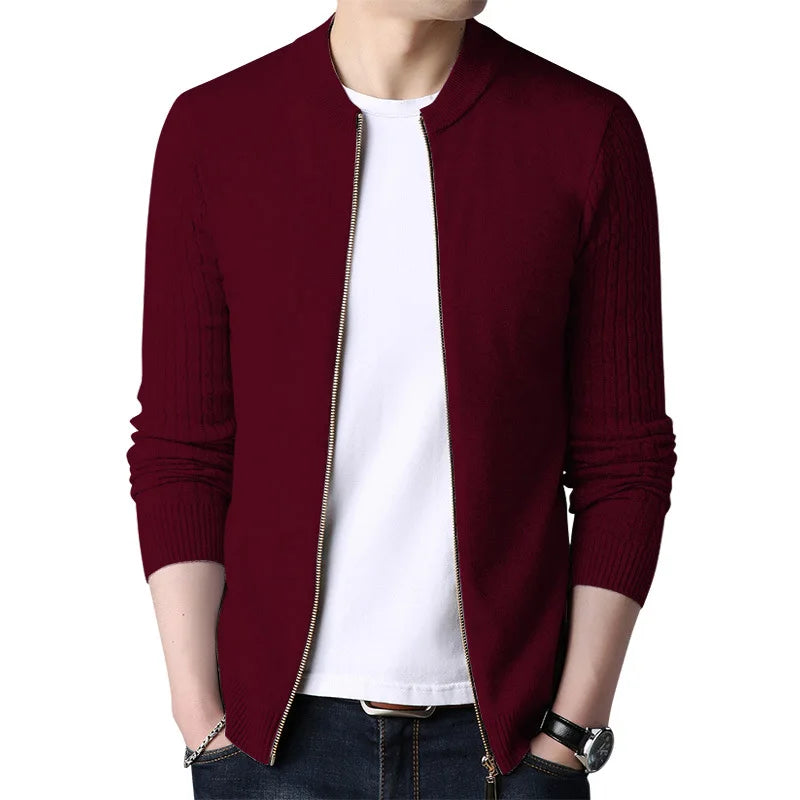 Navarita | Zippered Knit Cardigan