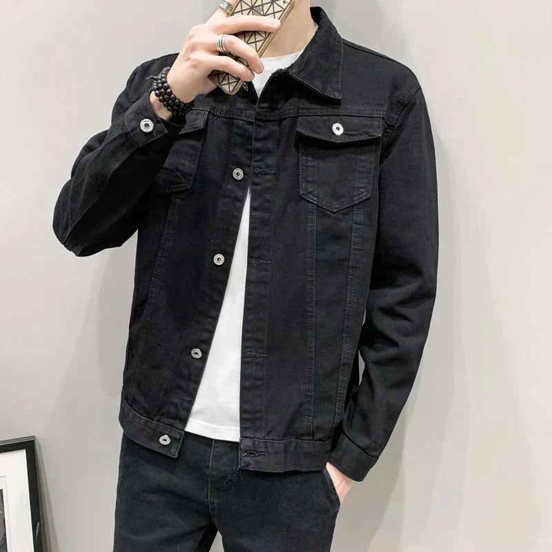 Navarita | Military Green Multi-Pocket Denim Jacket