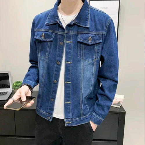 Navarita | Military Green Multi-Pocket Denim Jacket
