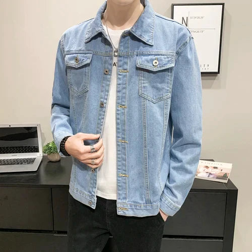 Navarita | Military Green Multi-Pocket Denim Jacket