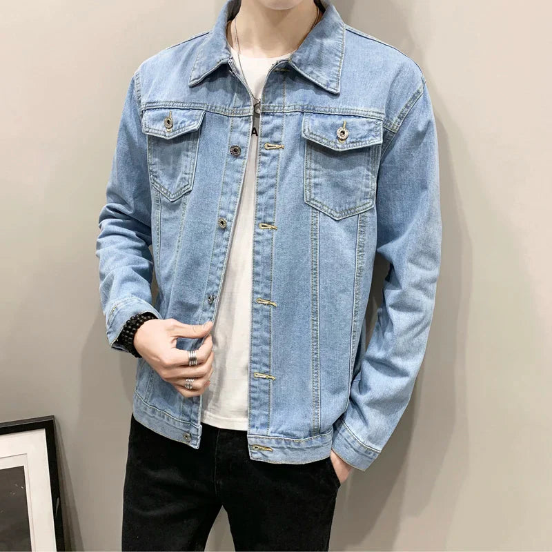 Navarita | Military Green Multi-Pocket Denim Jacket