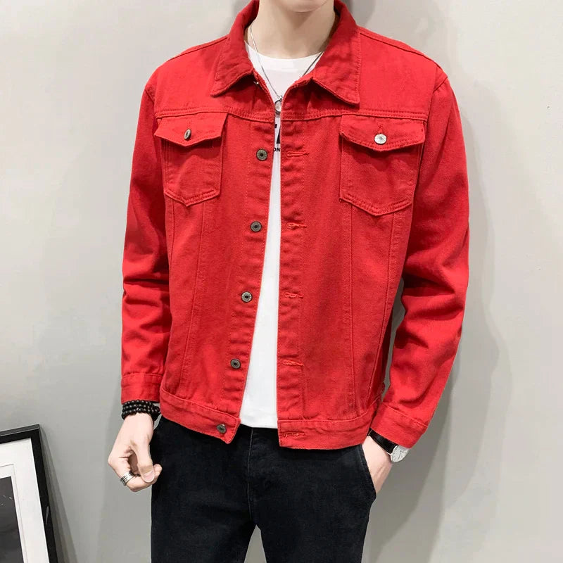 Navarita | Military Green Multi-Pocket Denim Jacket