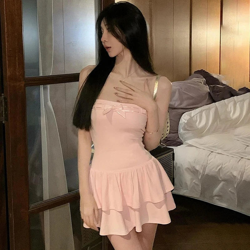 Navarita | Sweetheart Ruffle Strapless Dress