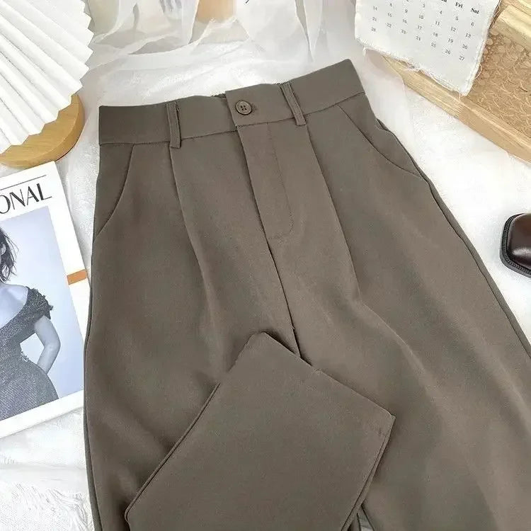 Navarita | Office Lady Pleated Ankle Pants