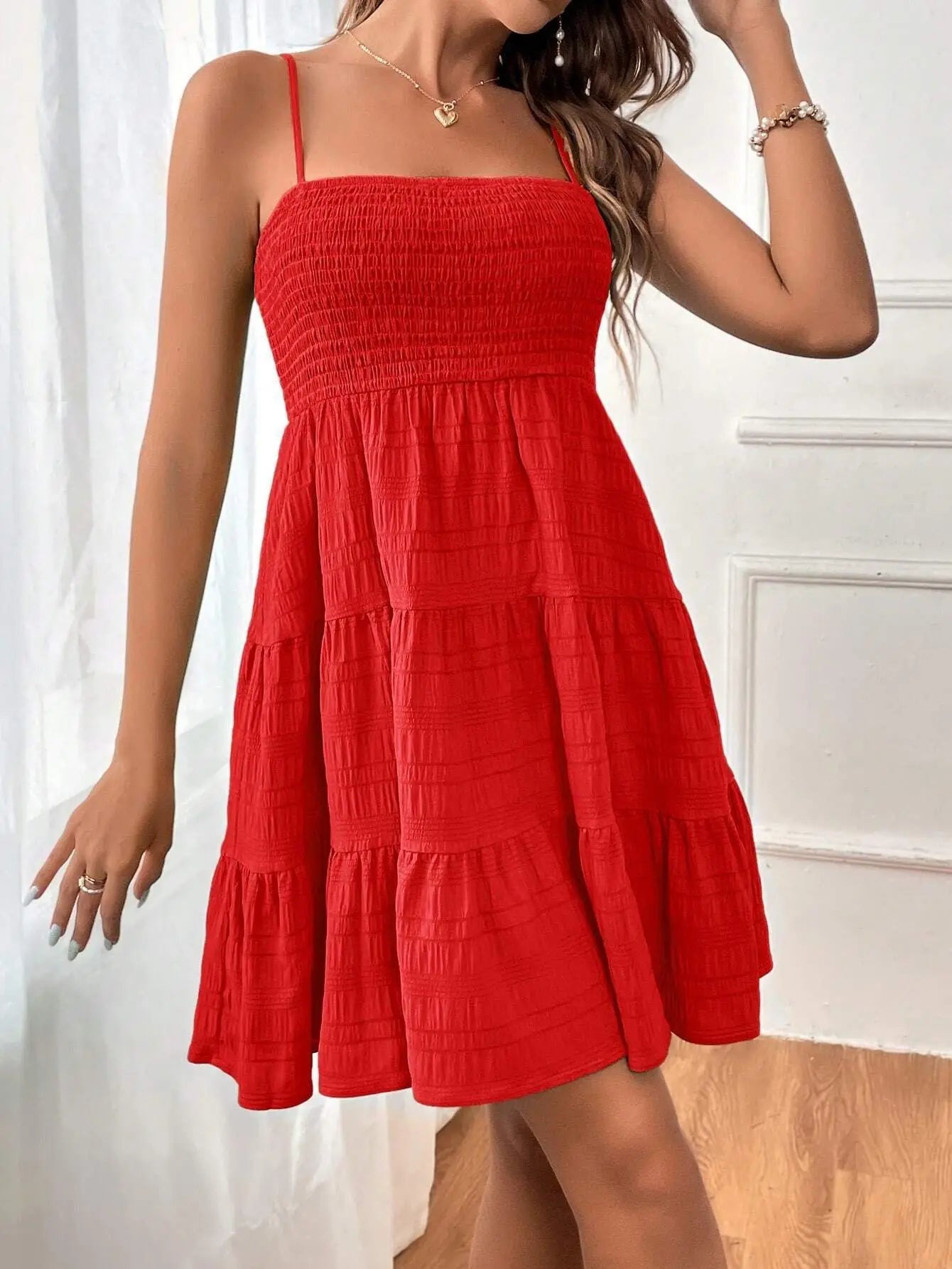 Navarita | Breezy Tiered Mini Dress