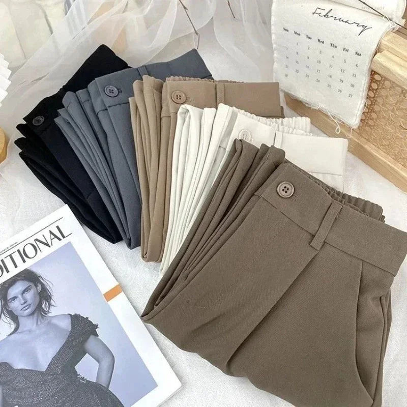 Navarita | Office Lady Pleated Ankle Pants