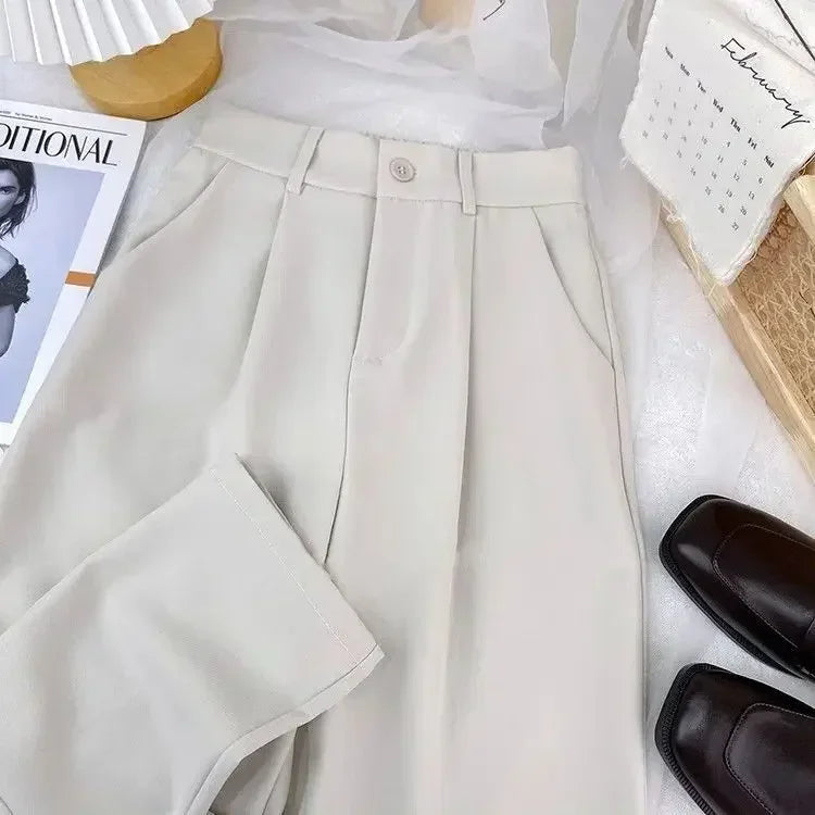 Navarita | Office Lady Pleated Ankle Pants
