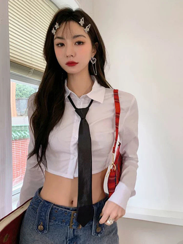 Navarita | Cropped School-Inspired Shirt