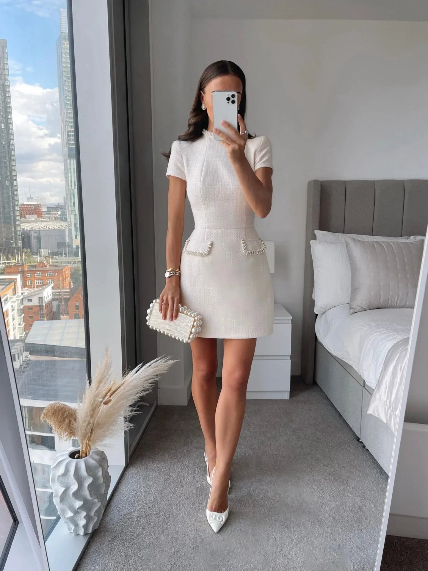 Navarita | Alura Tweed Luxe Mini Dress