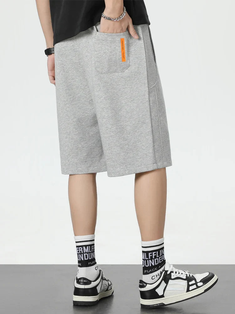 Navarita | Oversized Drawstring Cotton Sweatshorts