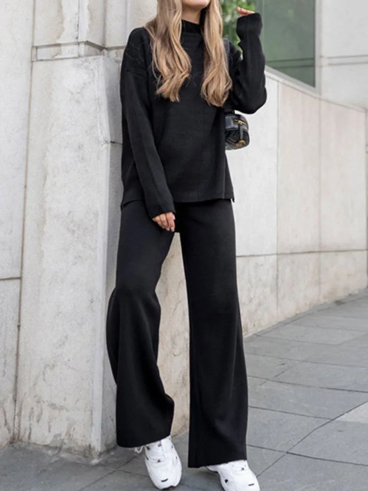 Navarita | Knit High-Waist Lounge Set