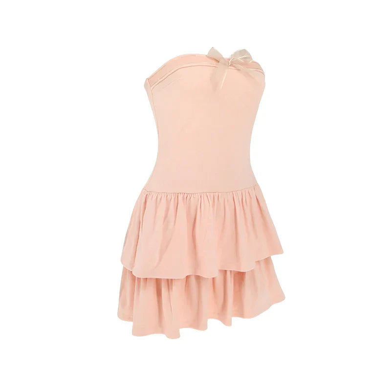 Navarita | Sweetheart Ruffle Strapless Dress
