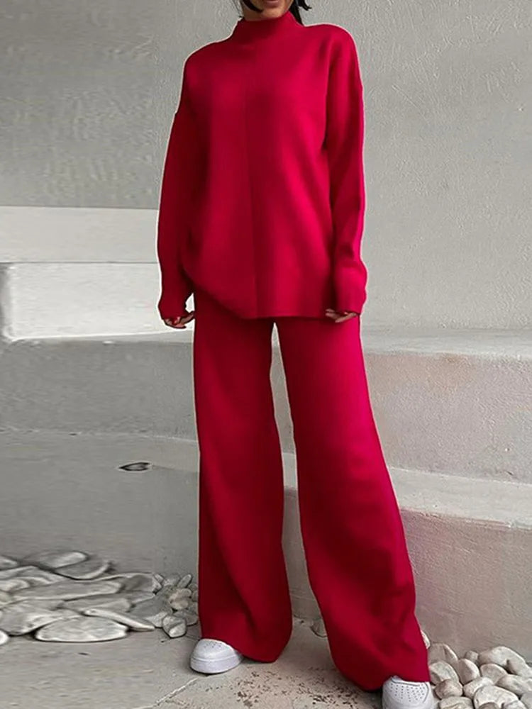 Navarita | Knit High-Waist Lounge Set