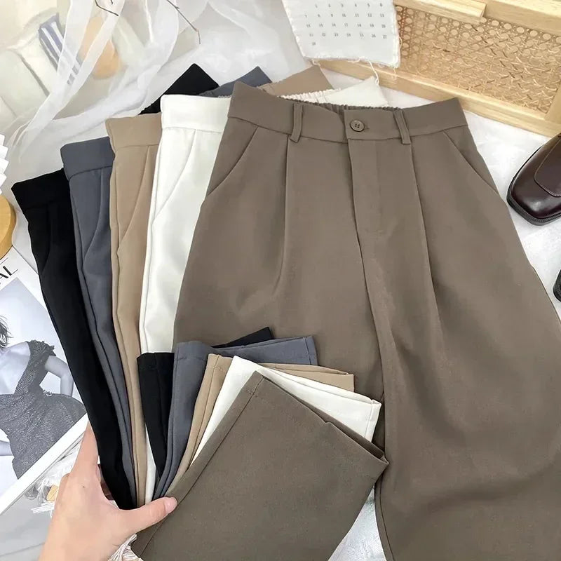 Navarita | Office Lady Pleated Ankle Pants