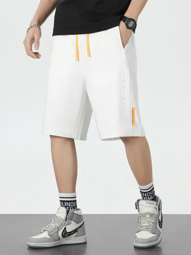 Navarita | Oversized Drawstring Cotton Sweatshorts