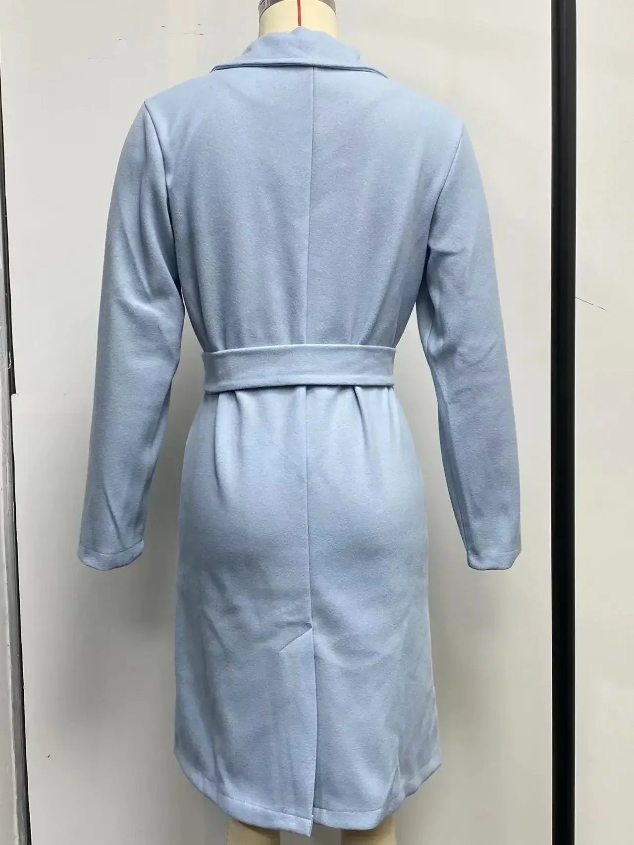 Navarita | Olivia Tie-Belt Woolen Long Coat