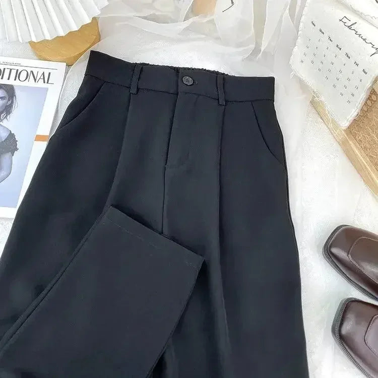 Navarita | Office Lady Pleated Ankle Pants