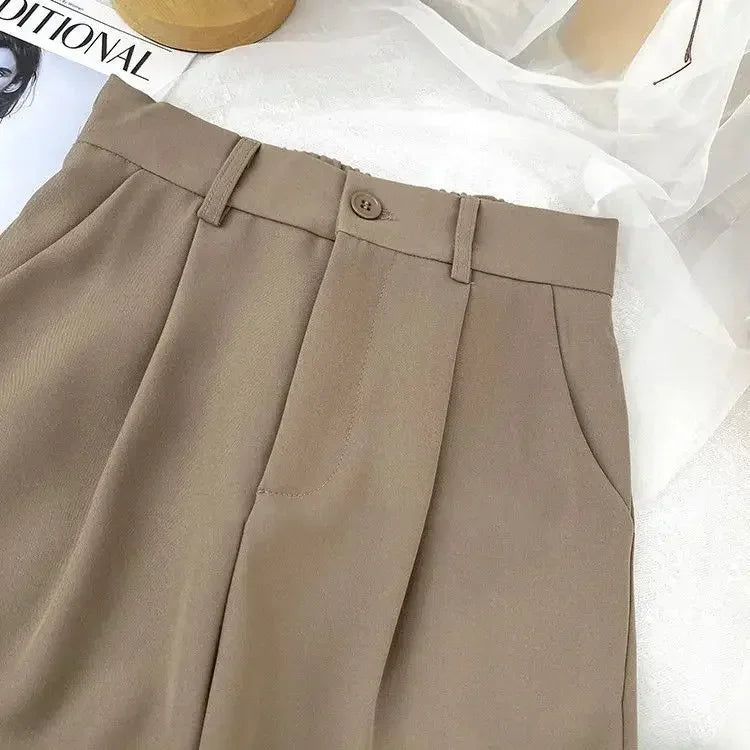 Navarita | Office Lady Pleated Ankle Pants