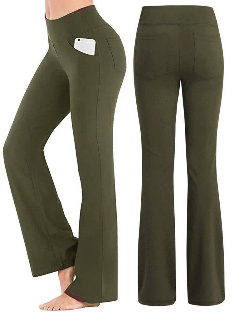 Navarita | High-Waist Flared Elegance Pants