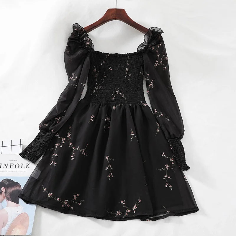 Navarita | Vintage Floral Mesh Dress