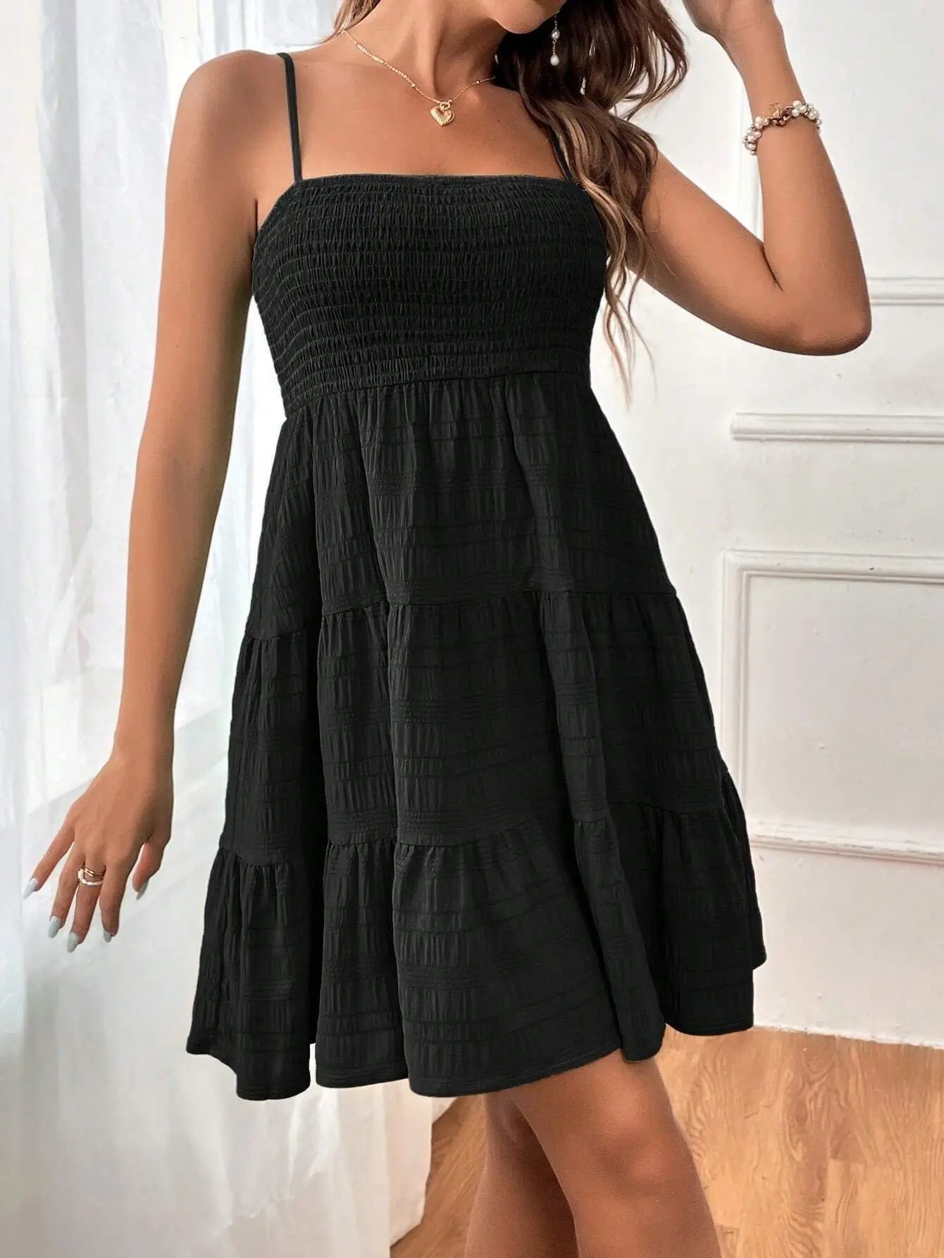 Navarita | Breezy Tiered Mini Dress