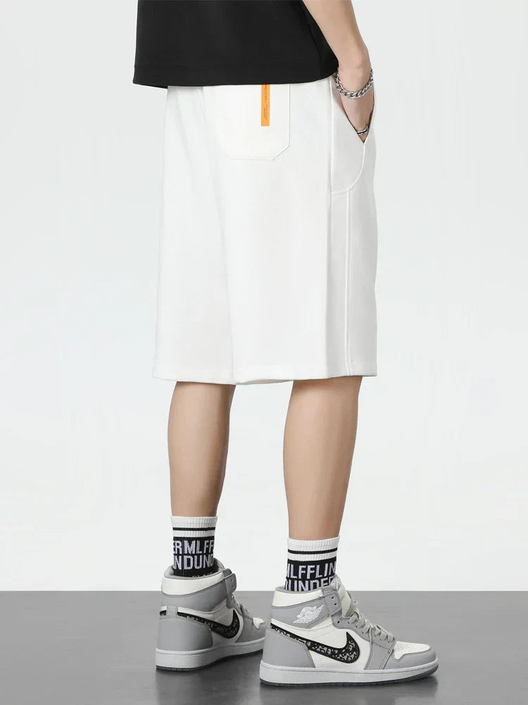 Navarita | Oversized Drawstring Cotton Sweatshorts