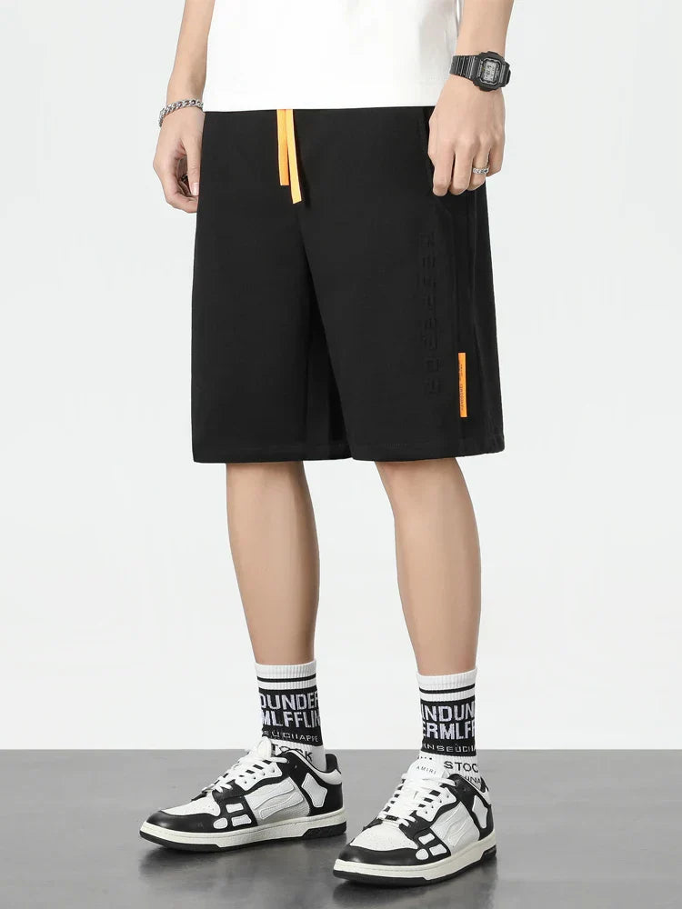 Navarita | Oversized Drawstring Cotton Sweatshorts