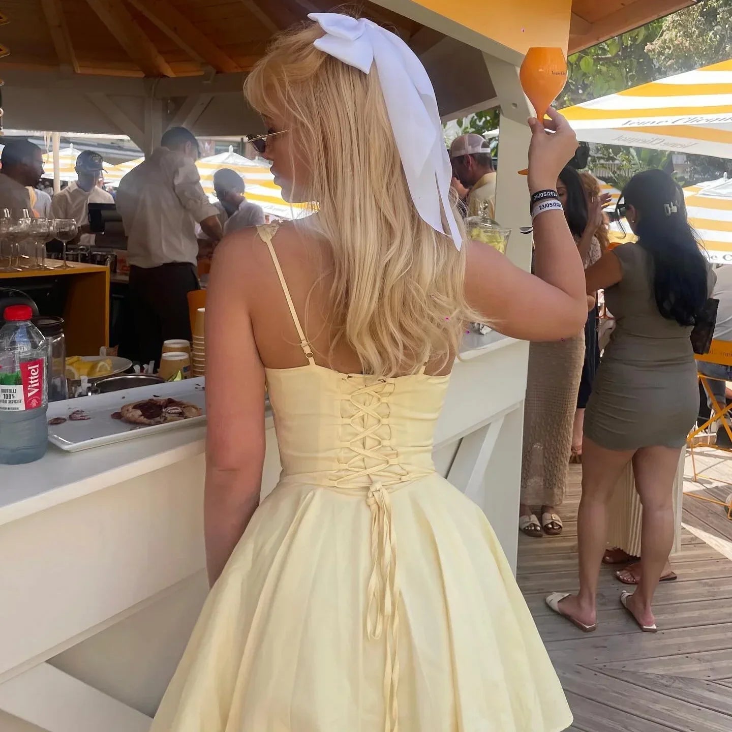 Navarita | Lace-Up Summer Glow Dress