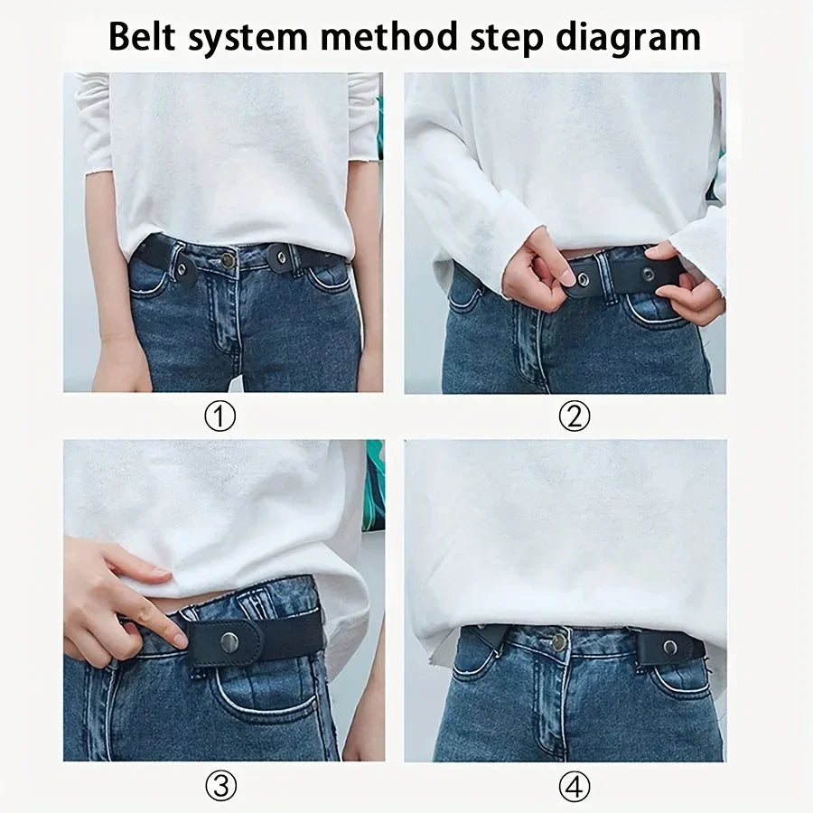 Navarita | Elastic Snap-On Belt – Seamless Fit
