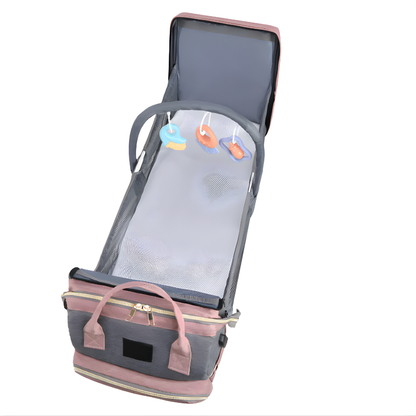 Mochila Maternal con Cuna Plegable