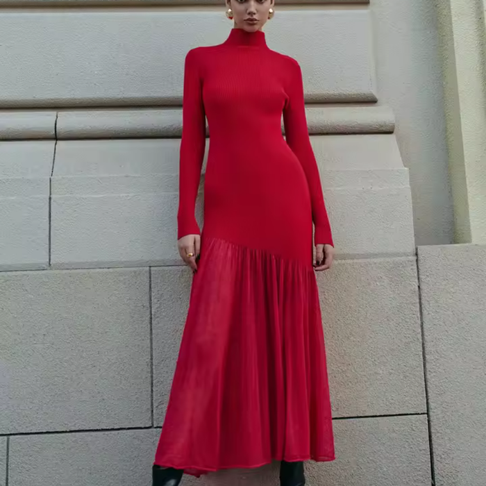 Vestido Largo Valeria Rojo