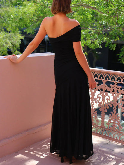 Vestido Largo Velour Venom Sensual