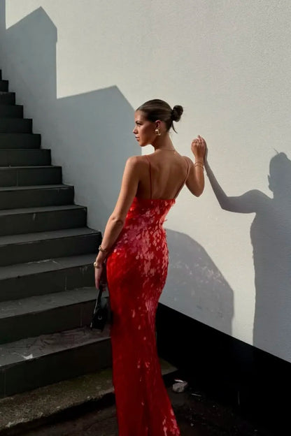 Vestido Maxi de Gala Kailani con Lentejuelas