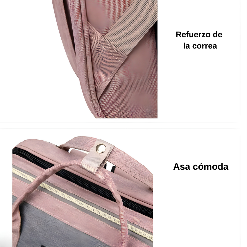 Mochila Maternal con Cuna Plegable