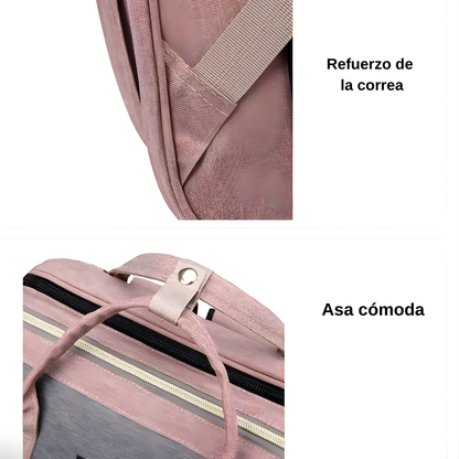 Mochila Maternal con Cuna Plegable