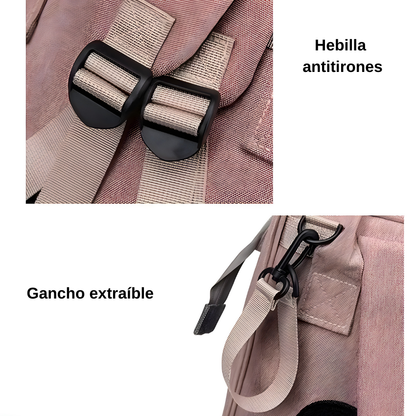Mochila Maternal con Cuna Plegable