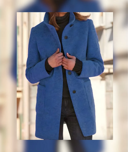 Abrigo de algodón con cuello alto – Mireya