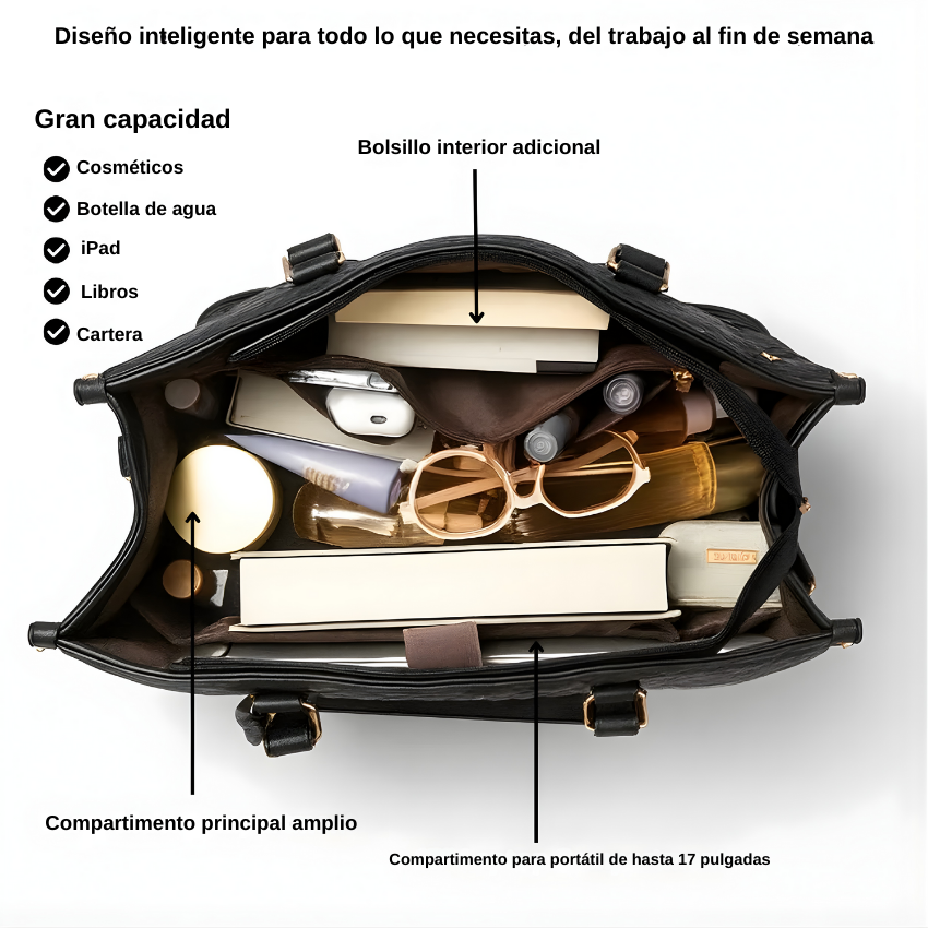 Bolso Tote Navia 2 en 1