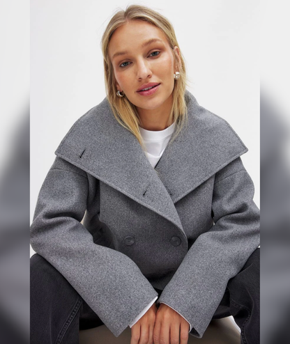 Abrigo corto cruzado – Olivia