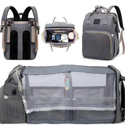 Mochila Maternal con Cuna Plegable