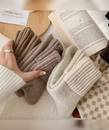 Pack de 5 calcetines térmicos de canalé – Rhea