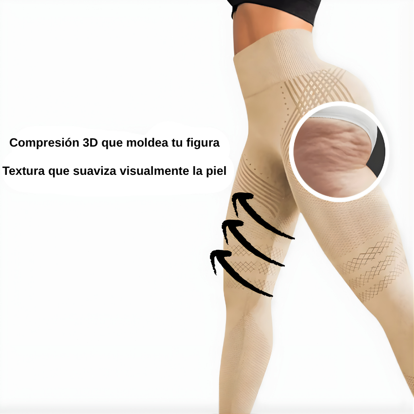 Leggings Moldeadores 3D de Cintura Alta