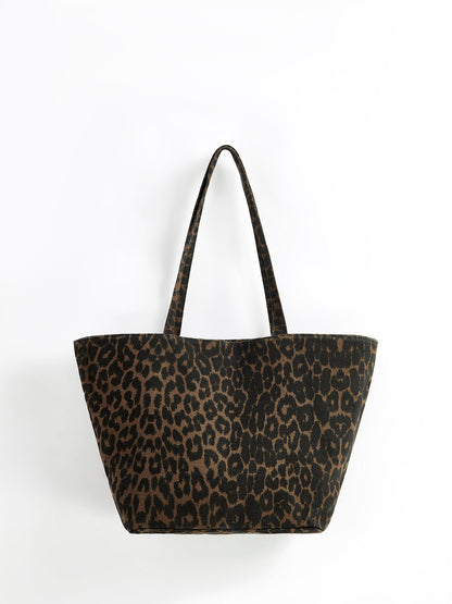 Bolso de Hombro Estampado Leopardo Fashion
