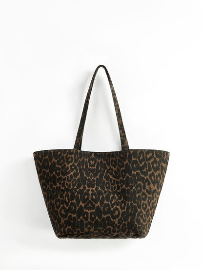 Bolso de Hombro Estampado Leopardo Fashion
