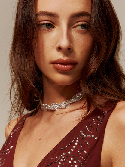 Collar Giratorio Strass