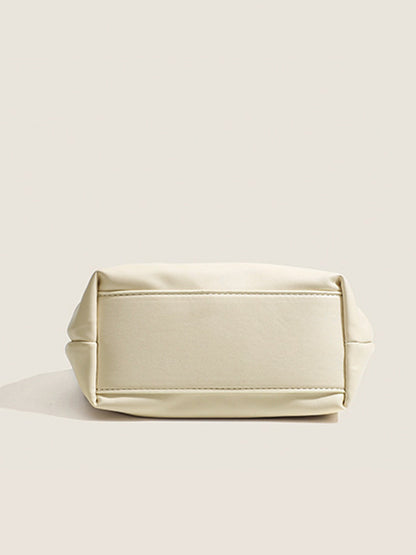 Bolso Hobo con Asa de Cuentas en Tonos Pastel