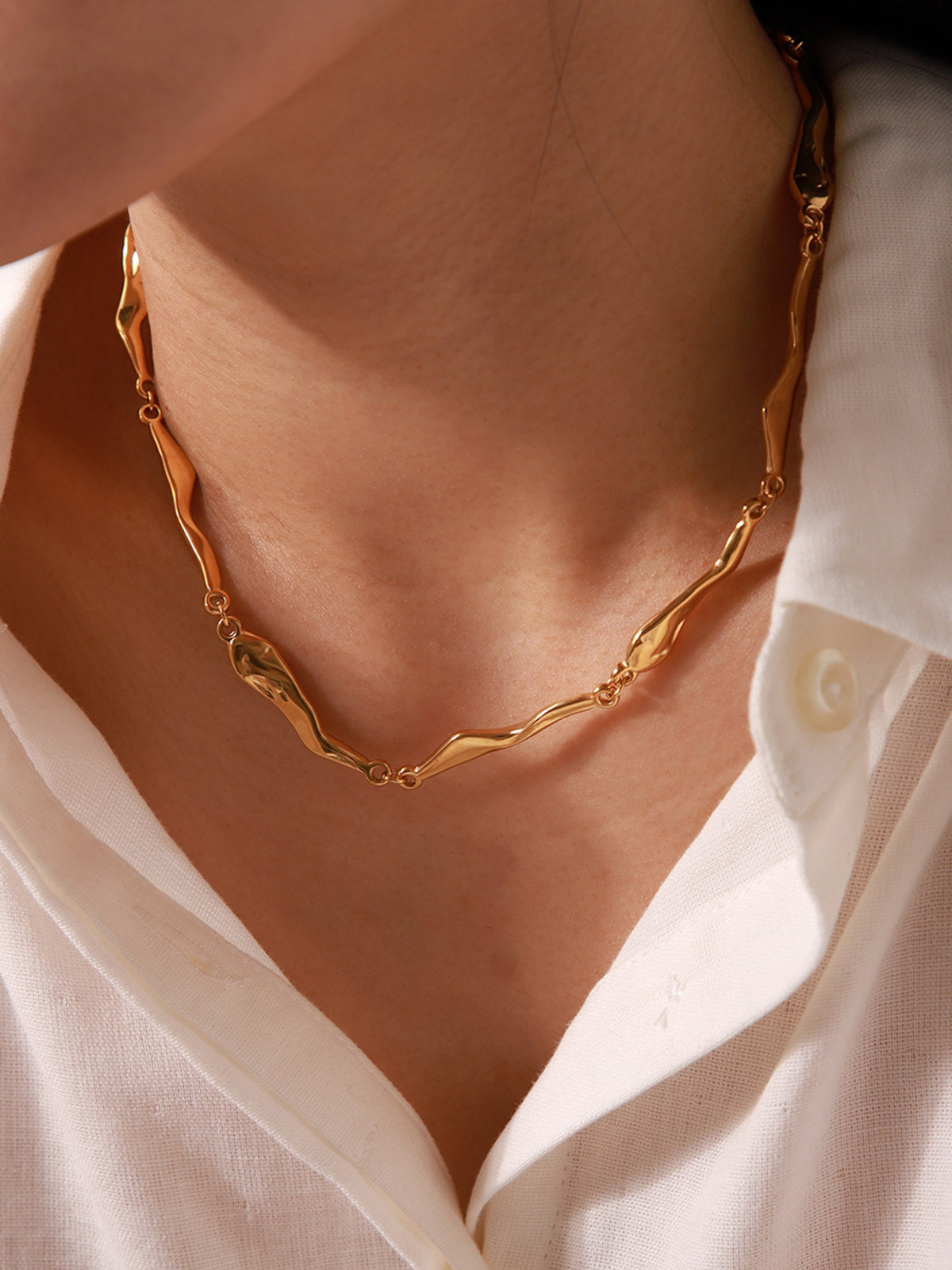 Collar Aros Irregulares