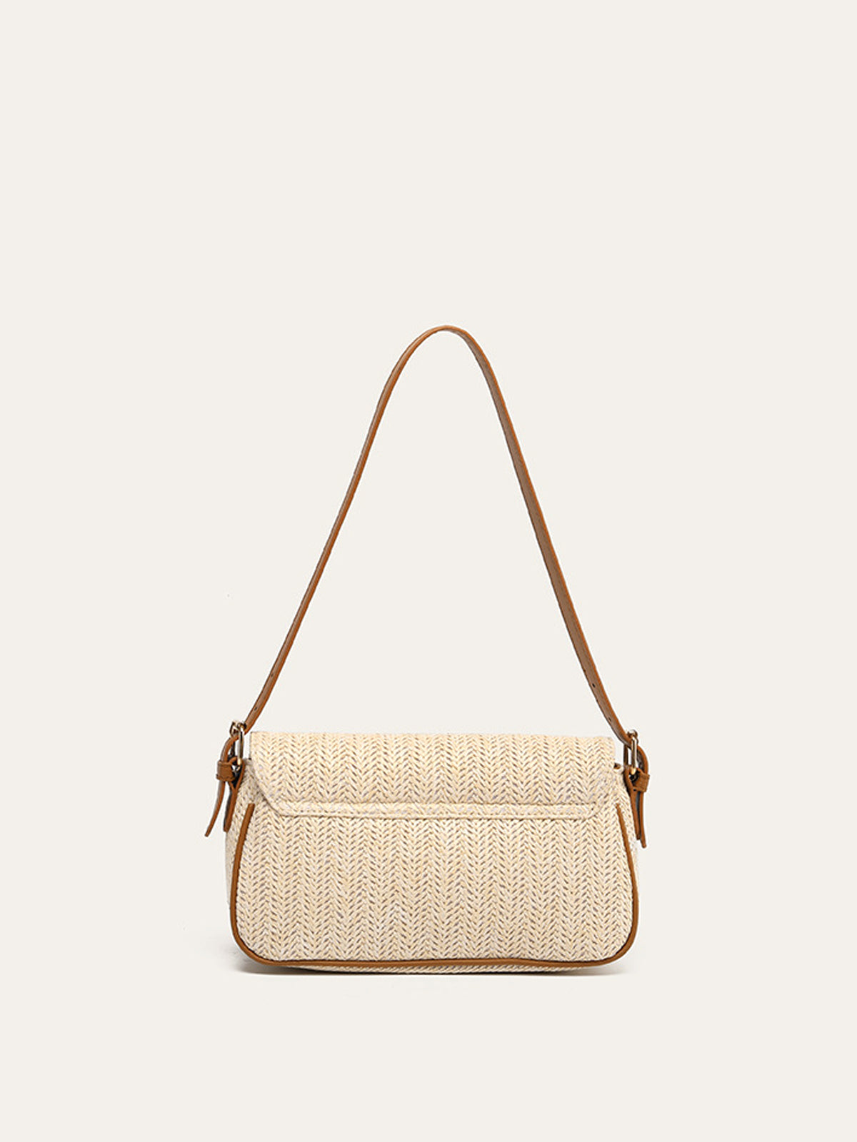 Bolso de Hombro Tejido de Paja Estilo Natural